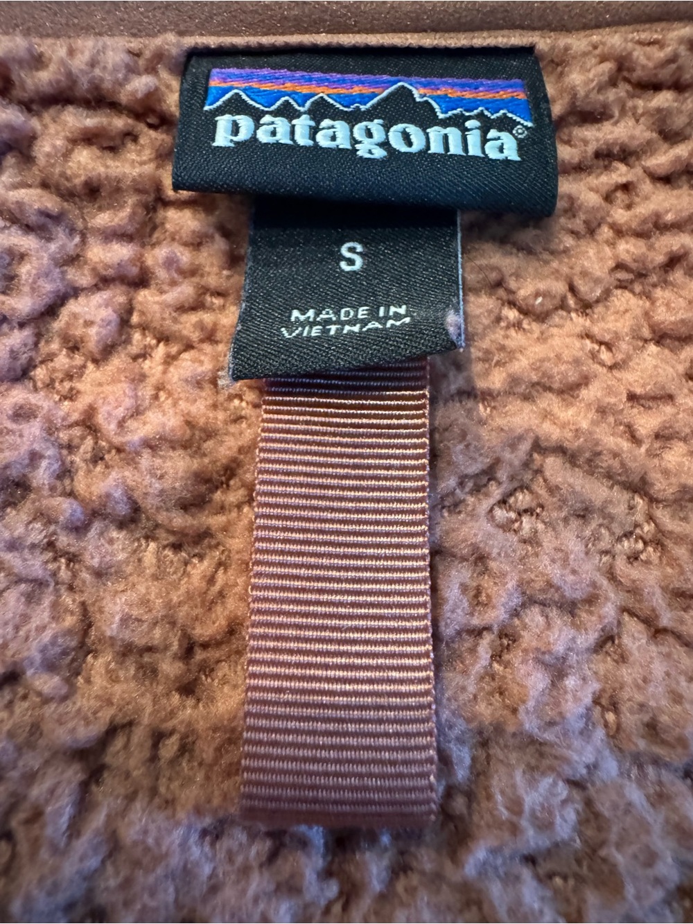 Patagonia Los Gatos Copper Dusty Rose Quarter-Zip Pullover - Picture 3 of 5